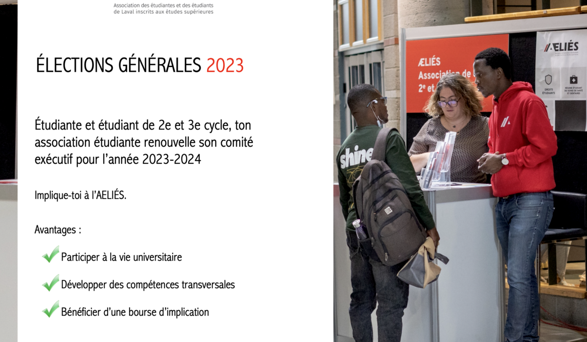 INVITATION - [Séance d'information - ÉLECTIONS GÉNÉRALES 2023]