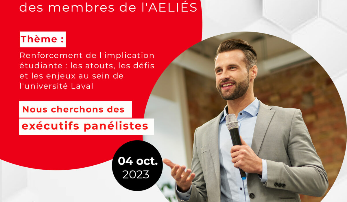 Exécutif Panélistes recherché.es - Forum des membres du 4 octobre 2023